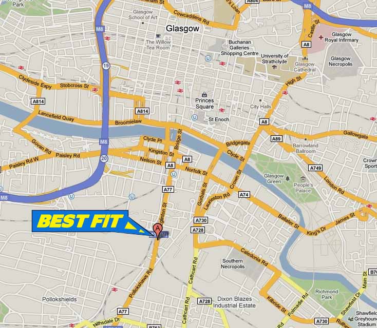 Ford Van Diagnostics and Servicing - Our Glasgow Service Site  is located just off the M8, a few minutes from the city centre on the main road on the South side of Glasgow.